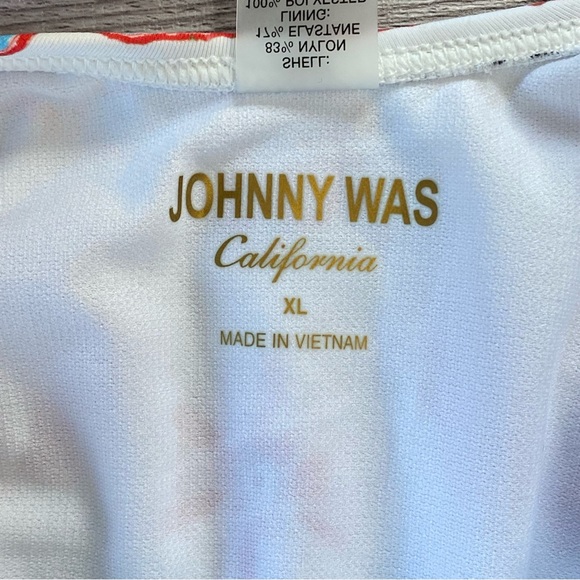 NWT Johnny Was Dreamer V-Neck One-Piece Swimsuit Size XL - Picture 9 of 11